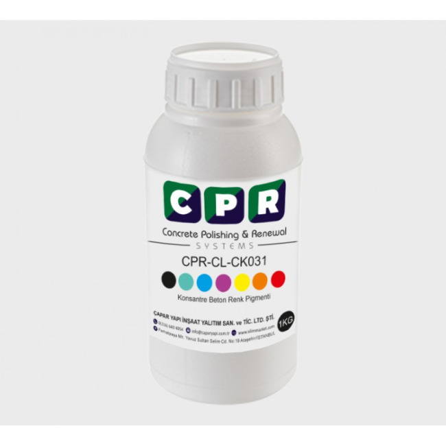 Beton Kimyasalı CPR CL KONSANTRE BETON RENK PİGMENTİ - Beton Kimyasalları