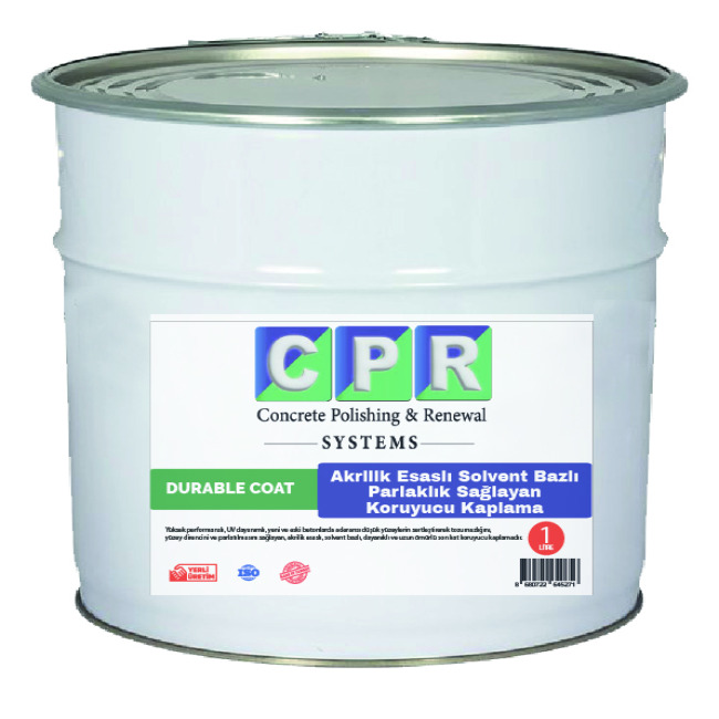 Concrete Sealer CPR DURABLE COAT - Concrete Chemicals